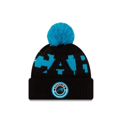 Blue Carolina Panthers Hat - New Era NFL Cold Weather Sport Knit Beanie USA1783045